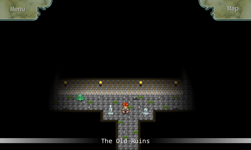 Symphony of Eternity (Android) screenshot: Inside a dungeon