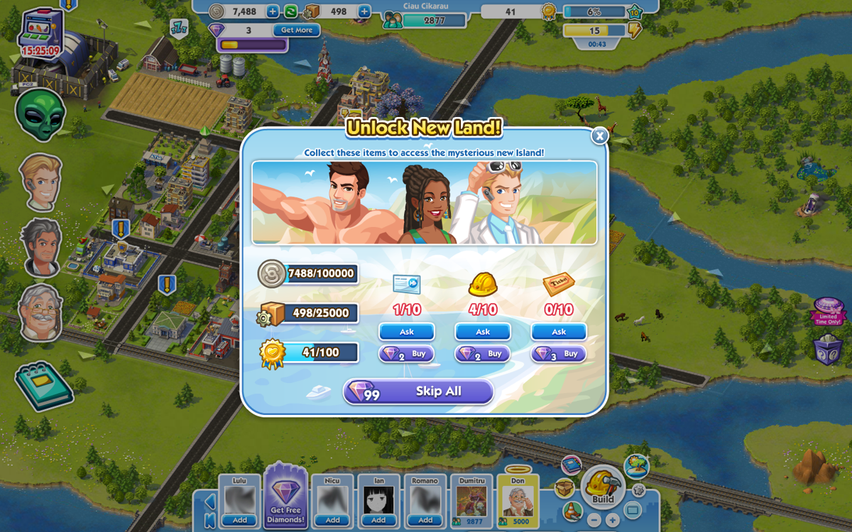 SimCity Social (Browser) screenshot: I'll have gray hair by then.