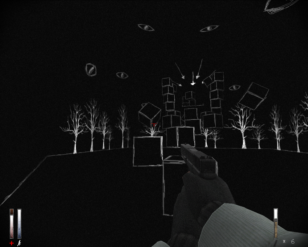 Cry of Fear (Windows) screenshot: One of special levels towards the end of the game