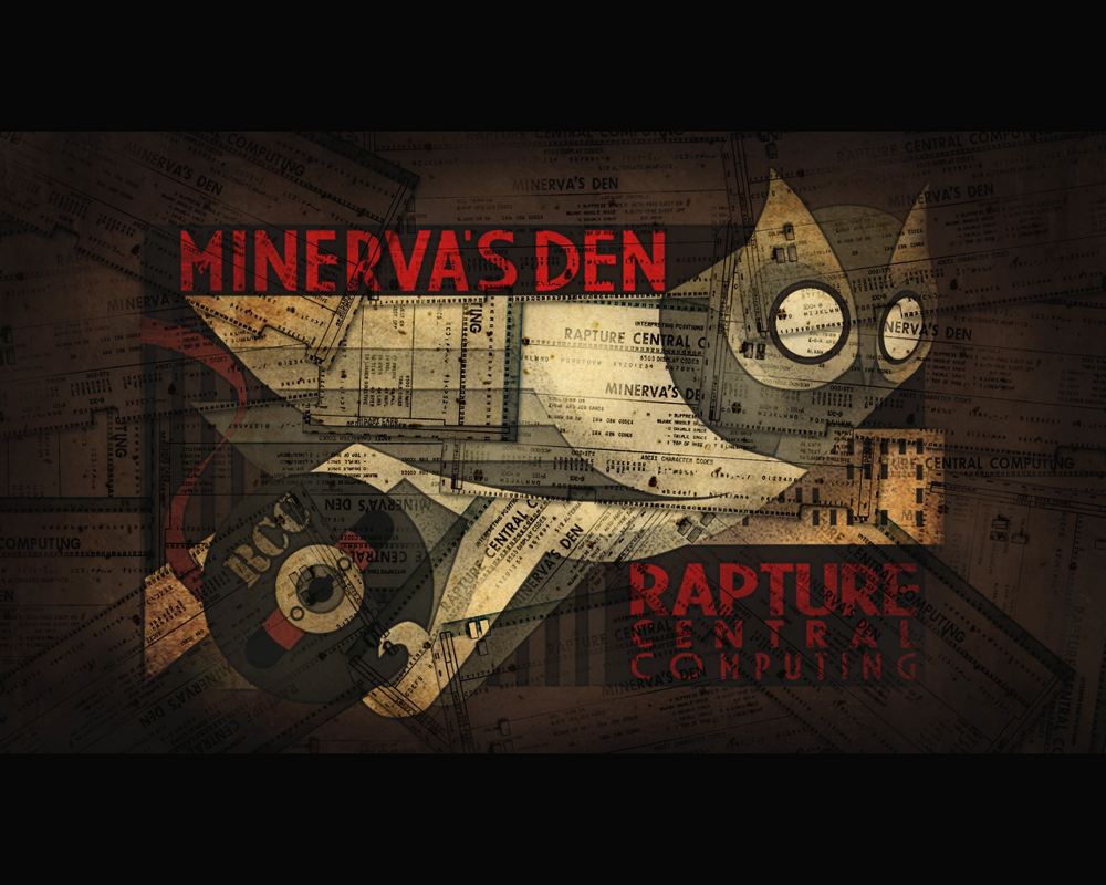 BioShock 2: Minerva's Den (Windows) screenshot: Game title from a short FMV sequence