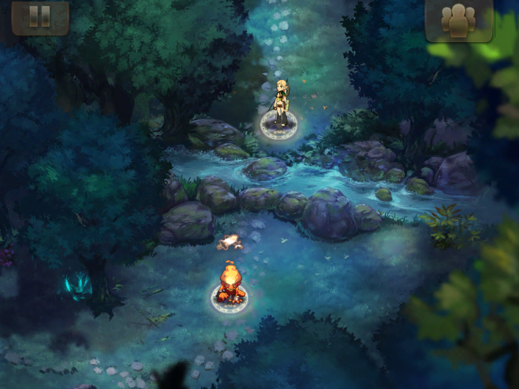Might & Magic: Clash of Heroes (iPad) screenshot: Heading into trouble