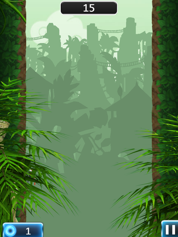 NinJump Deluxe (iPad) screenshot: In the jungle