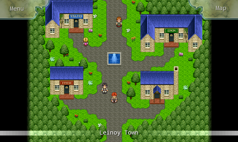 Symphony of Eternity (Android) screenshot: A tiny little village