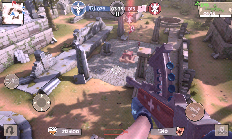 Blitz Brigade (Android) screenshot: I've found a jetpack