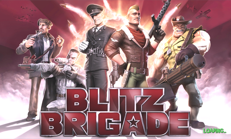 Blitz Brigade (Android) screenshot: Title screen