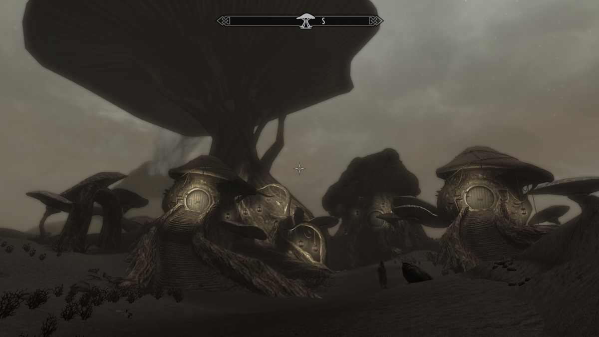 The Elder Scrolls V: Skyrim - Dragonborn (Windows) screenshot: Arriving at Tel Mithryn.