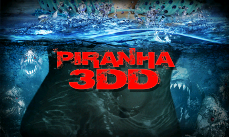Piranha 3DD: The Game (Android) screenshot: Title screen