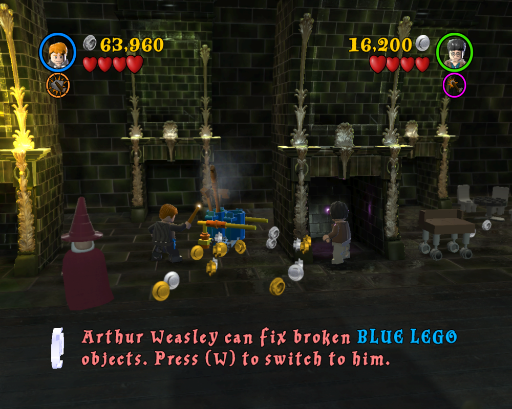 LEGO Harry Potter: Years 5-7 (Windows) screenshot: Different characters have different abilities