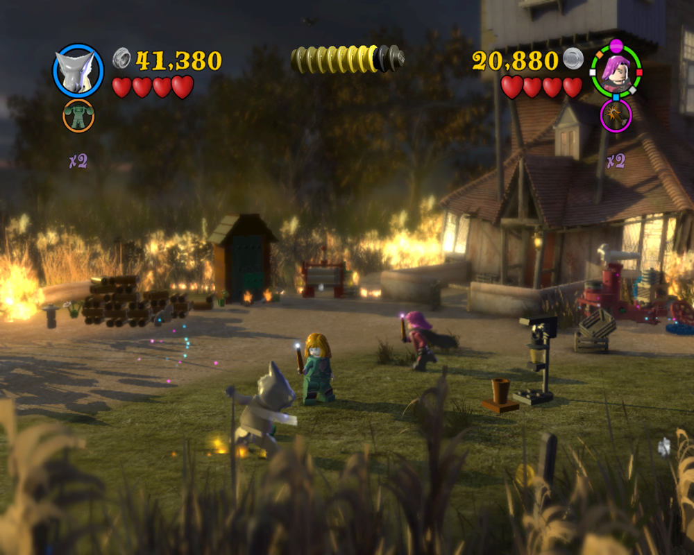 LEGO Harry Potter: Years 5-7 (Windows) screenshot: Protecting the house from death eaters