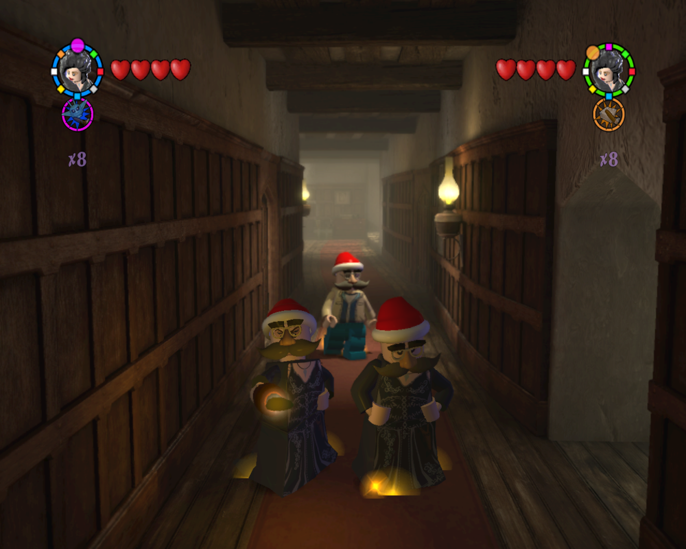 LEGO Harry Potter: Years 5-7 (Windows) screenshot: Characters with funny disguise turned on