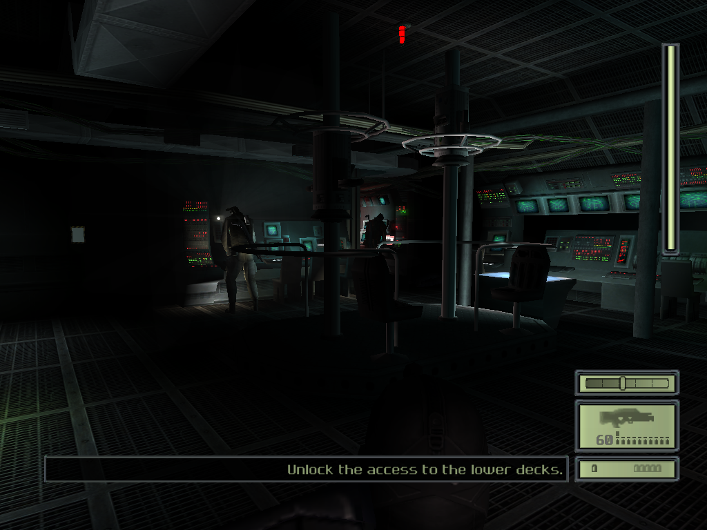 Tom Clancy's Splinter Cell: Mission-Pack (Windows) screenshot: Vselka Submarine - Inside the submarine.