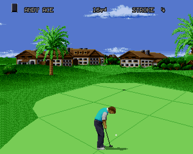 Screenshot of Nick Faldo's Championship Golf (Amiga, 1992) - MobyGames