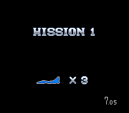 Lock On (SNES) screenshot: Mission 1