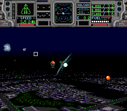 Lock On (SNES) screenshot: Night mission