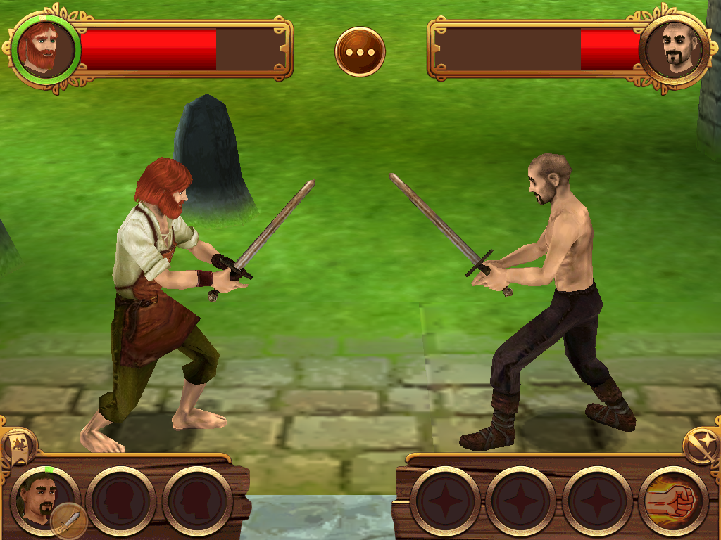 The Sims: Medieval (iPad) screenshot: Combat!