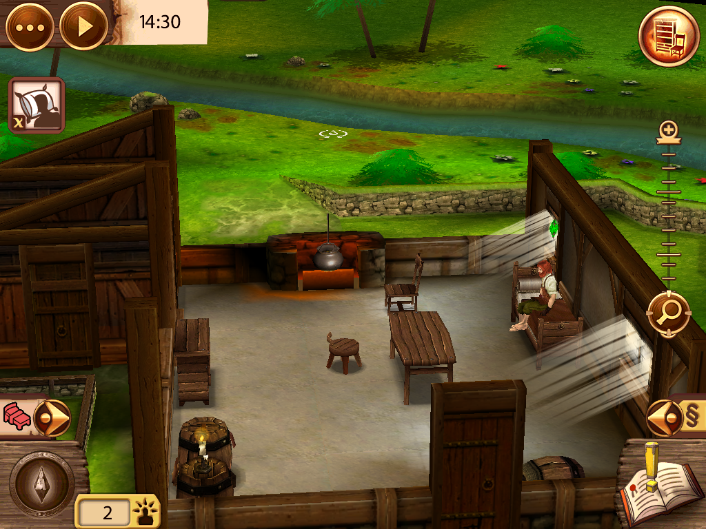 The Sims: Medieval (iPad) screenshot: In my sim's home.