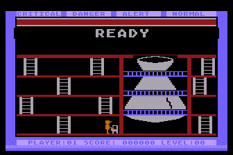 Melt-Down (Atari 8-bit) screenshot: Get Ready