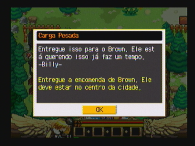 Zenonia (Zeebo) screenshot: Quest description.