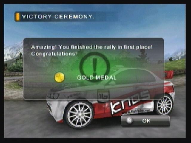 Rally Master Pro (Zeebo) screenshot: Victory!
