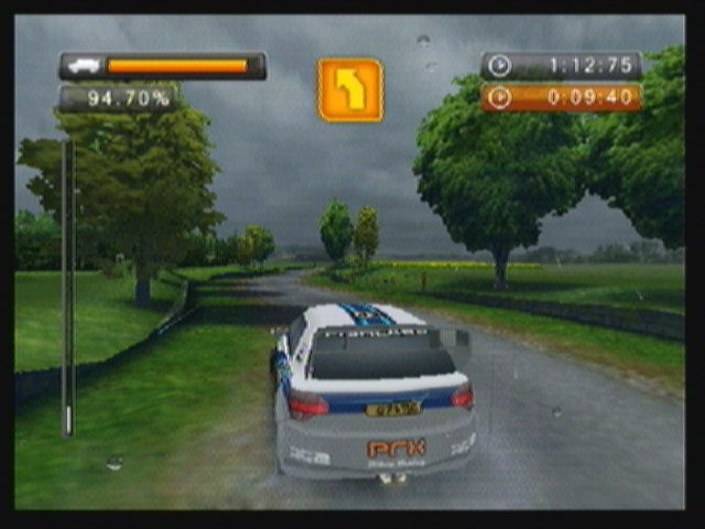 Rally Master Pro (Zeebo) screenshot: The Professional difficulty uses a different car.