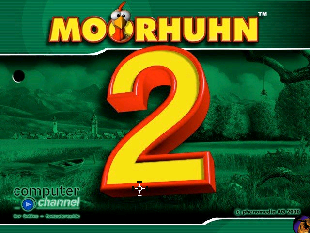 Moorhuhn 2 (Windows) screenshot: Title screen