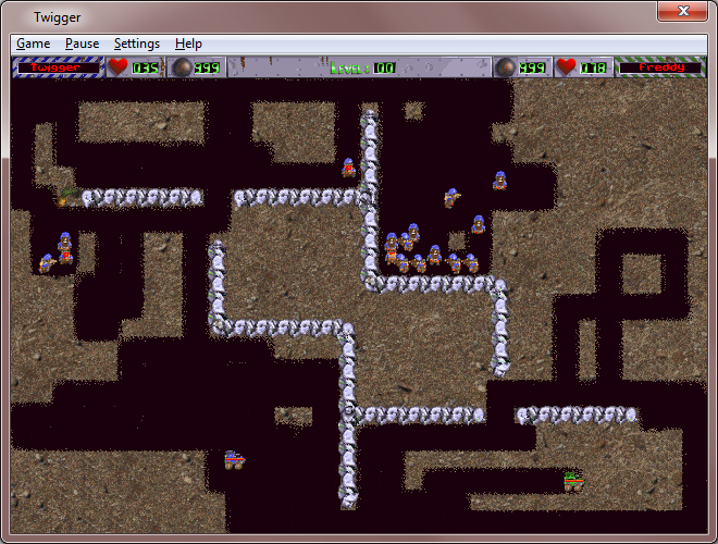 Twigger (Windows) screenshot: His army is growing in numbers