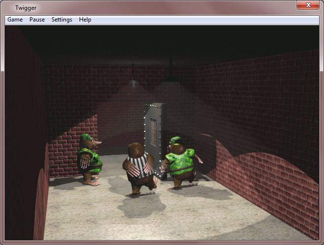 Twigger (Windows) screenshot: Game over clip