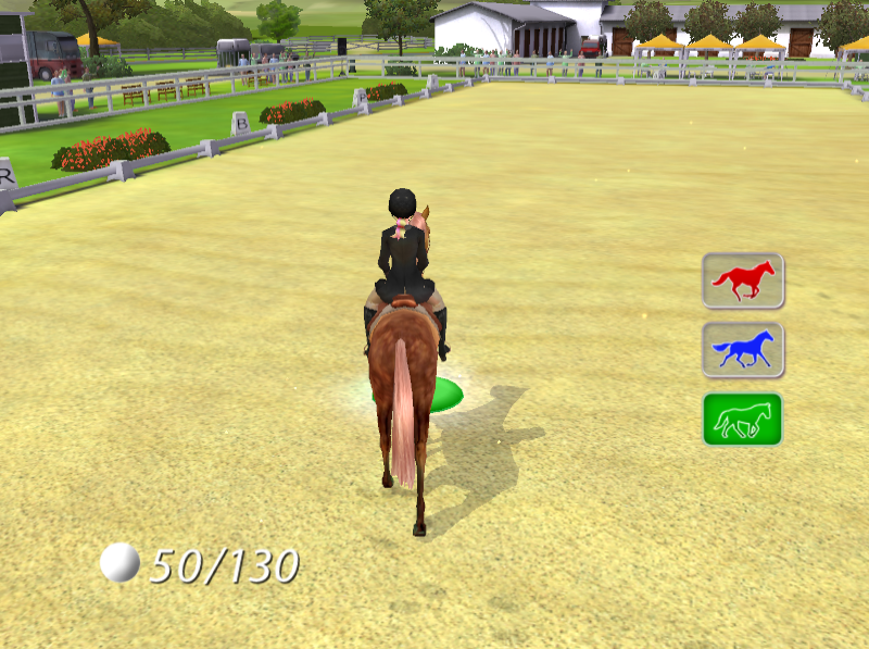 My Horse & Me: Riding for Gold (Windows) screenshot: Dressage competitions