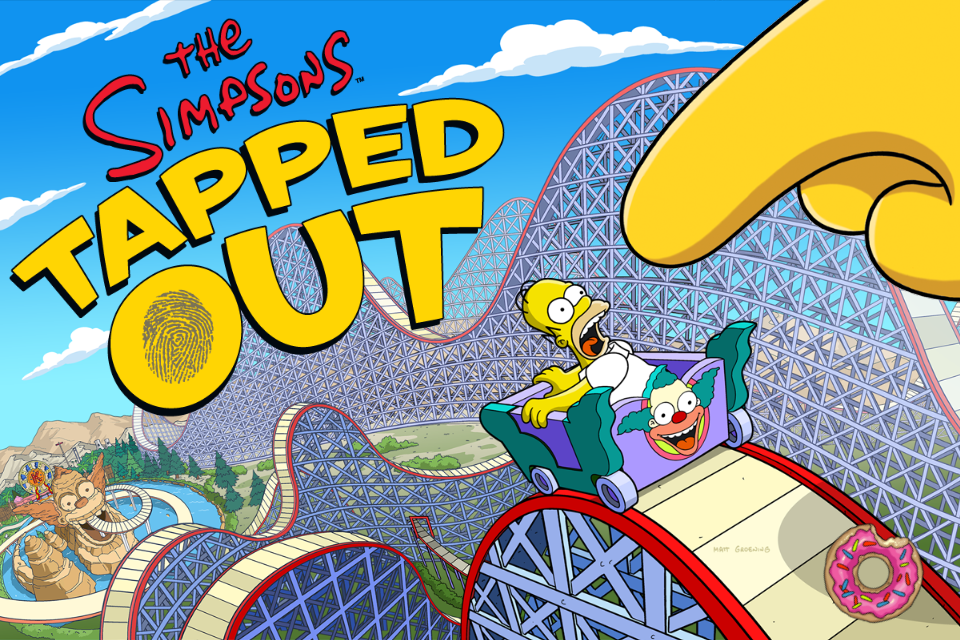 The Simpsons: Tapped Out (iPhone) screenshot: Splash screen v4.4.0