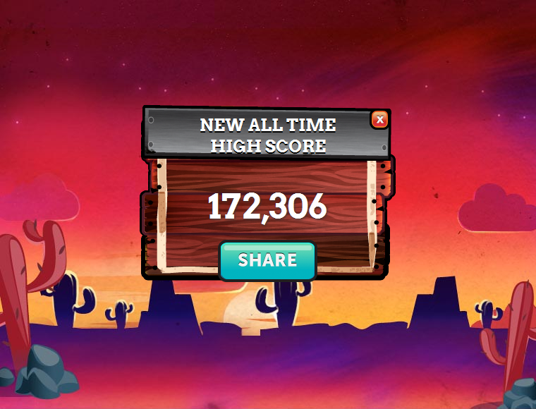 Gem Rush (Browser) screenshot: No matter how high, it is never enough.