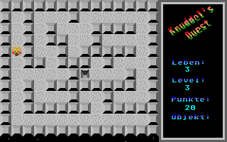 Knuddel's Quest (Atari ST) screenshot: Level 3.