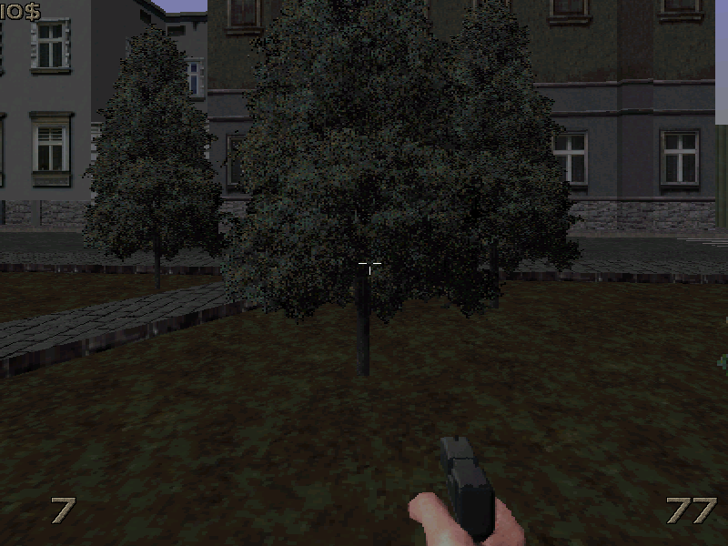 Target (Windows) screenshot: Hunting with a pistol