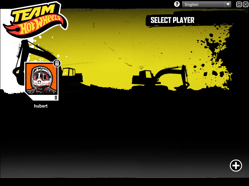 Team Hot Wheels: Night Racer - Rubble Ruckus (Windows) screenshot: Select player