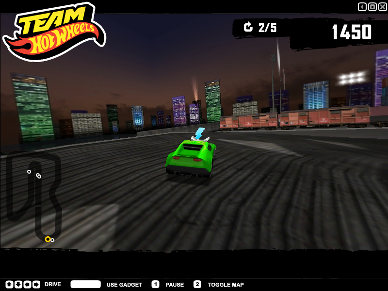 Team Hot Wheels: Night Racer - Dockyard Destruction (Windows) screenshot: Aquaring bonus