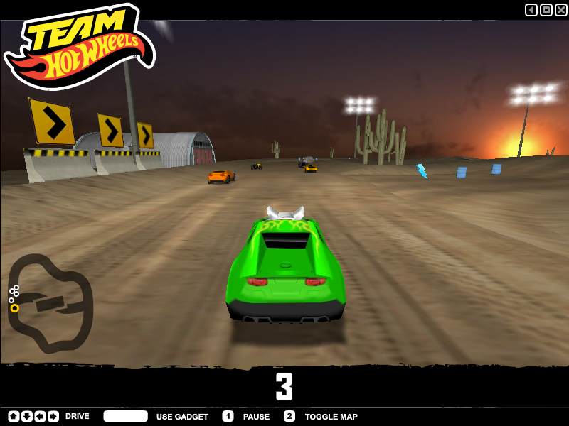 Screenshot of Team Hot Wheels: Night Racer - Dockyard Destruction ...