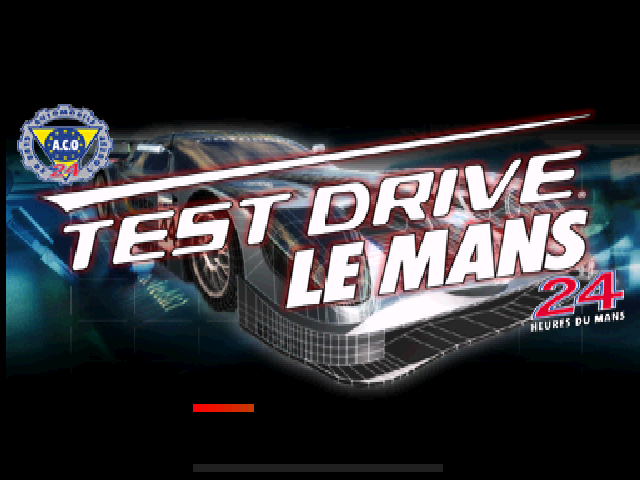 Test Drive: Le Mans (PlayStation) screenshot: One of the various loading screens