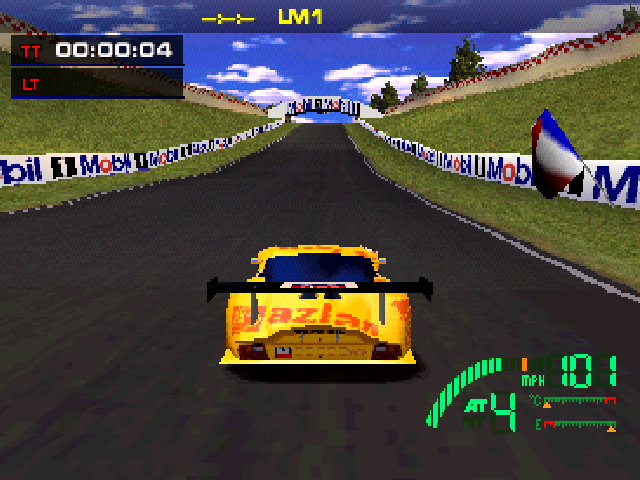 Test Drive: Le Mans (PlayStation) screenshot: Racing