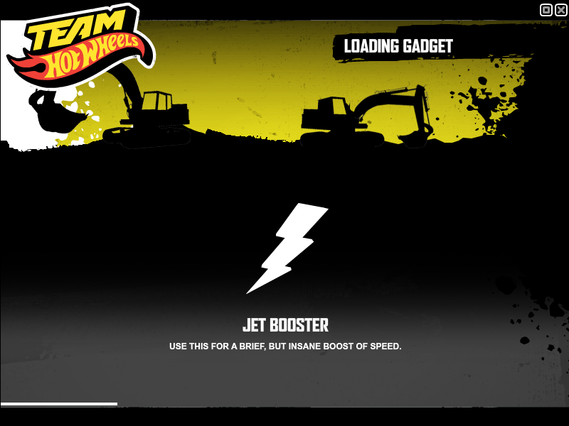 Team Hot Wheels: Night Racer - Rubble Ruckus (Windows) screenshot: Race loading screen