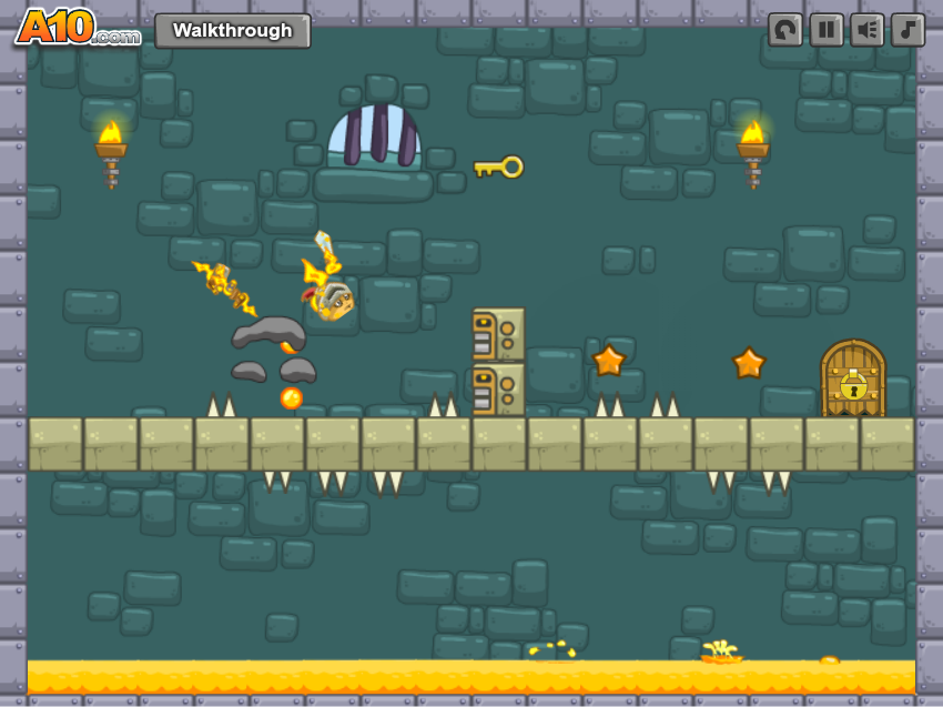 Screenshot of Reverse Boots (Browser, 2013) MobyGames