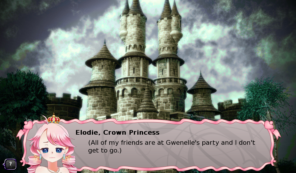 Long Live the Queen (Windows) screenshot: The difficultly of having a social life as a monarch.