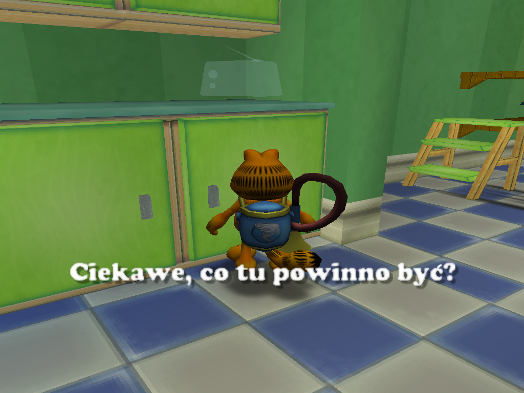 Garfield (Windows) screenshot: Missing object