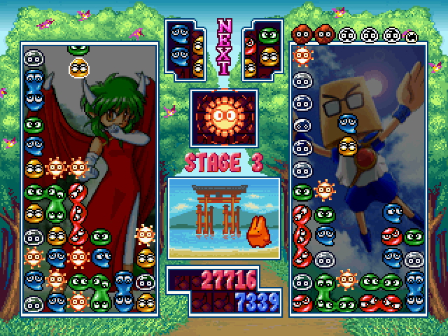 Screenshot of Puyo Puyo Sun (SEGA Saturn, 1996) - MobyGames