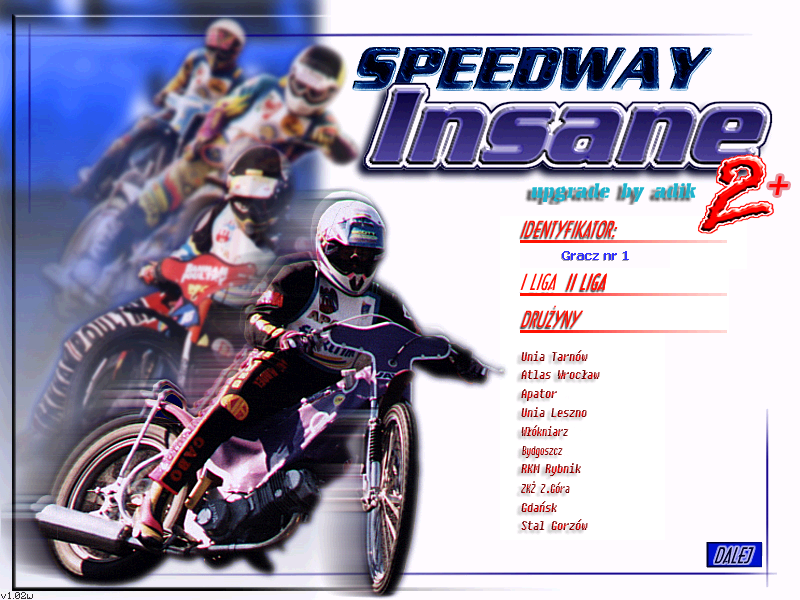 Insane Speedway 2 (Windows) screenshot: Team selection
