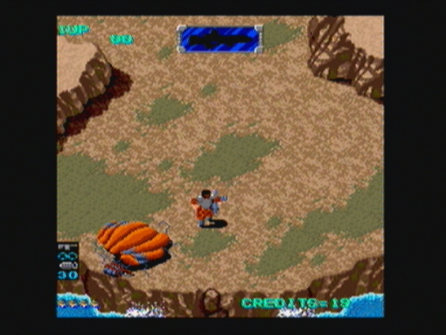 Heavy Barrel (Zeebo) screenshot: Starting mission.