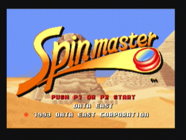 Spinmaster (Zeebo) screenshot: Title screen.
