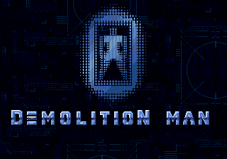 Demolition Man (Genesis) screenshot: Title screen
