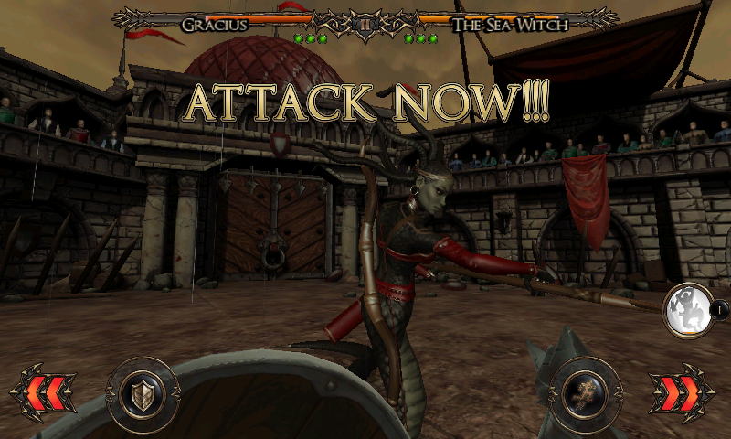 Screenshot of Rage of the Gladiator (Android, 2010) - MobyGames