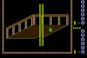 Bilbo (Atari 8-bit) screenshot: Selecting a Level