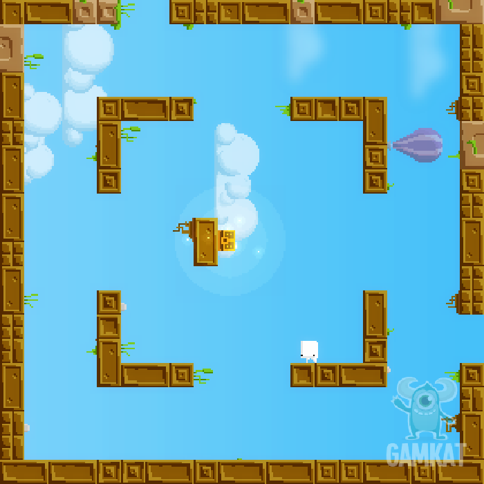 Pivot (Browser) screenshot: Some parts of the maze have different looking tiles.