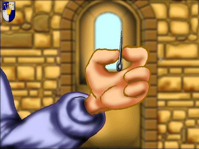The King's Secret (Windows 3.x) screenshot: It is time to stab the queen